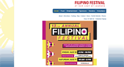Desktop Screenshot of filipinofestival.org